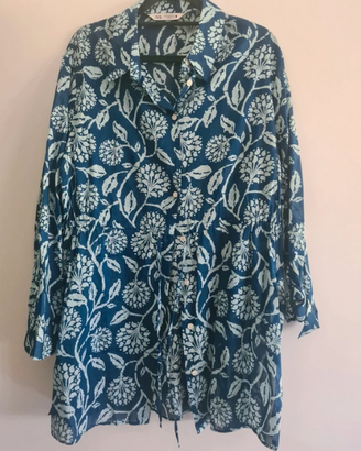 Camicia blusa lunga Zara