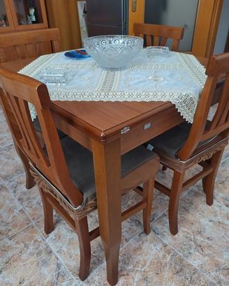 tavolo Arte povera 90x90 allungabile 