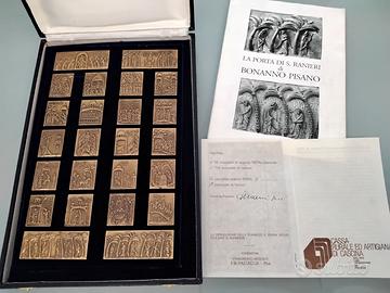 24 FORMELLE BRONZO PORTA DI BONANNO DUOMO DI PISA