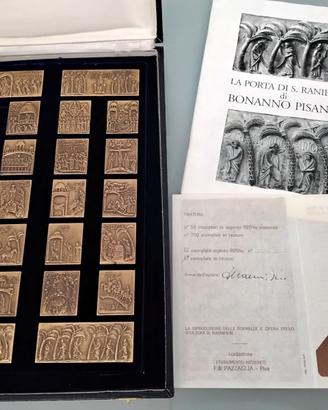 24 FORMELLE BRONZO PORTA DI BONANNO DUOMO DI PISA