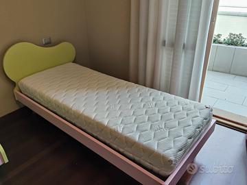 Letto singolo Moretti con materasso