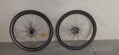 Ruote bici touring 28 pollici 700c gravel 