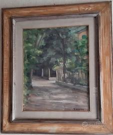 Quadro ad olio pittore Francesco Inverni 1960