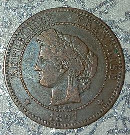 Francia 10 centimes 1897