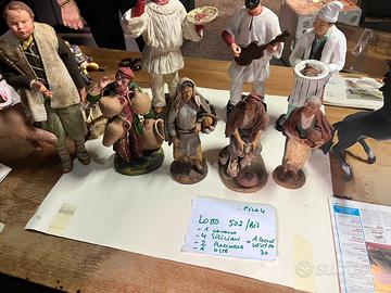 Pastori  artigianato anni 80 napoletani e sicilian