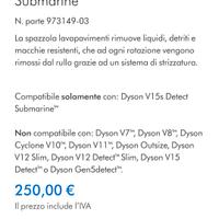 Spazzola lavapavimenti Dyson Submarine
