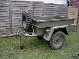 Rimorchio carrello militare