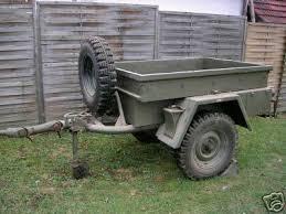 Rimorchio carrello militare