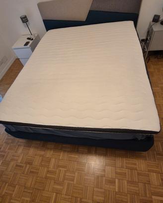 topper letto  matrimoniale