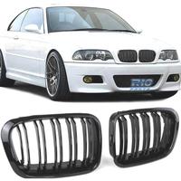 GRIGLIE BMW E46 COUPE CABRIO LOOK M4 NERO LUCIDO