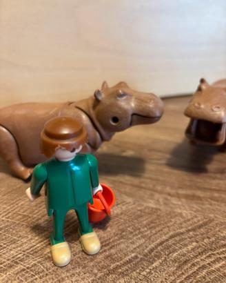 Playmobil set 3547 Ippopotami Hippo zoo vintage