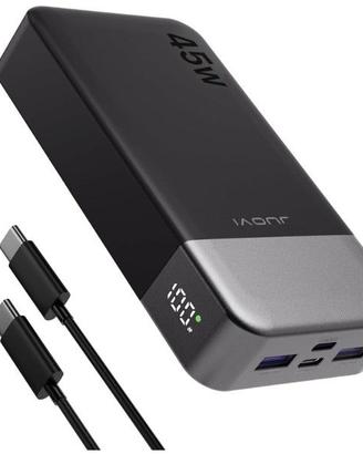 Power Bank 20000mAh 45W Caricatore Portatile PD US