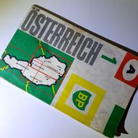 Stradario Austria Straßenkarte Österreich  1965
