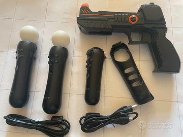 coppia controller PS MOVE + navigator + pistola