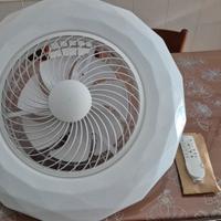 Ventilatore con led da soffitto 