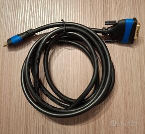 Cavo adattatore HDMI-DVI 2m bidirezionale