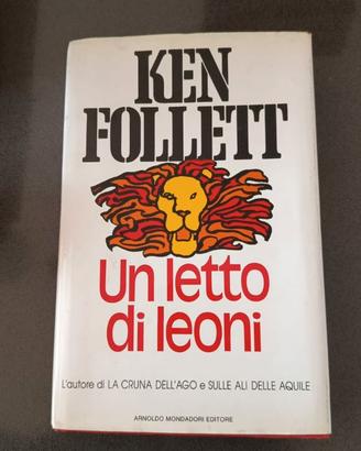 libro un letto di leoni ken follett copertina rigi