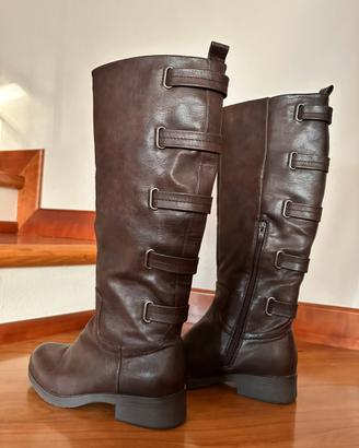 Stivali al ginocchio, stile biker - nr 36