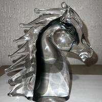 Cavallo in vetro di Murano da collezione