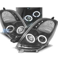 FARI TOYOTA YARIS 06-09 OCCHI ANGEL CCFL FONDO NER