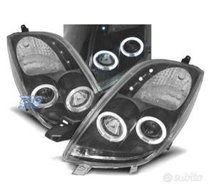 FARI TOYOTA YARIS 06-09 OCCHI ANGEL CCFL FONDO NER