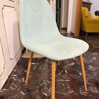 Sedia maisons du monde scandinava verde acqua