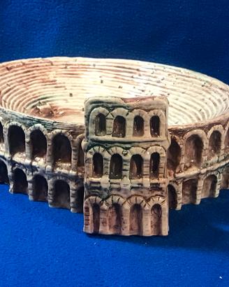 arena di Verona in ceramica d'arte
