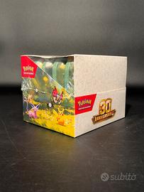 Pokemon Display Sealed 10 Minitin 30° Anniversario