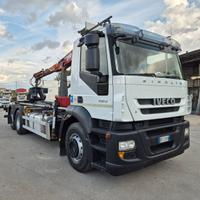 Iveco Stralis 420 Scarrabile con gru polipo