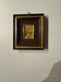 Quadretto in foglia d’oro