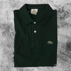 polo lacoste verde scuro