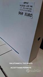 MACBOOK AIR M4 2025 nuovo 256GB