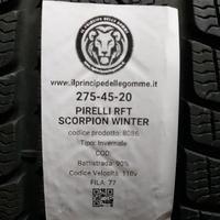 2 gomme 275 45 20 pirelli rft a8086