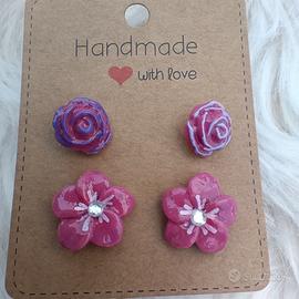 NUOVO coppia orecchini Fiori