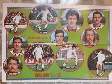 Poster Intrepido - Cagliari 1979-80