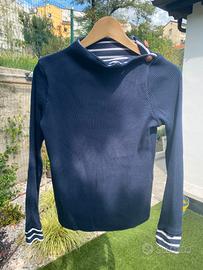 Maglia Petit Bateau cotone blu XS