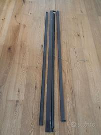 Zanzariera a rullo 180x180 marrone - riducibile 