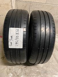 195 55 16 Goodyear / Michelin 70/85% estive
