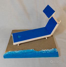 Lettino da spiaggia Romagnola riproduzione