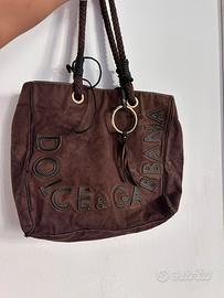 Borsa Dolce & Gabbana originale canvas tela mare