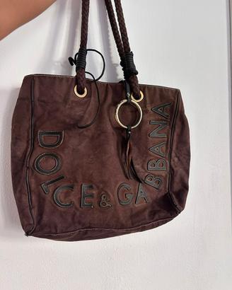 Borsa Dolce & Gabbana originale canvas tela mare