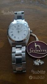 Orologio levrette acciaio