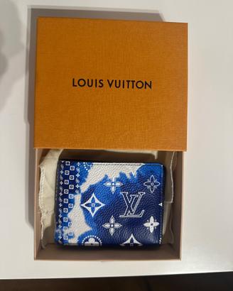 Portafoglio Louis Vuitton Monogram Bandana Blu