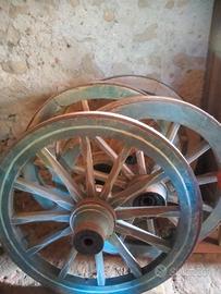 ruote antiche in legno
