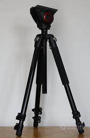 Manfrotto TESTA VIDEO con treppiedi