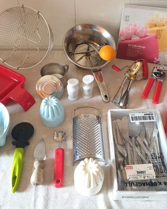 Lotto Stock 28 pz stoviglie UTENSILI cucina casa