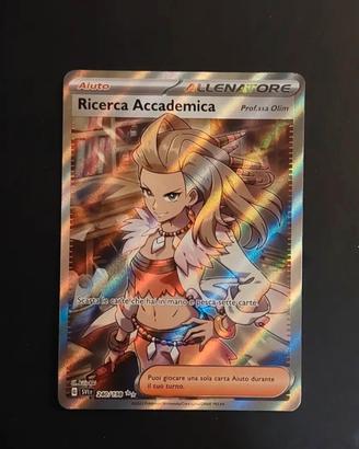 Carta pokemon prof.ssa Olim full art fuoriser