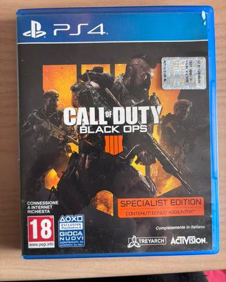 COD Black Ops 4 specialist edition - PS4 e PS5