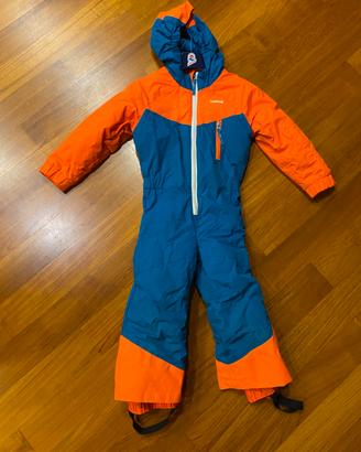 Tuta da sci bambini 3 anni 100 cm