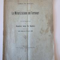 Discorso "La Militarizzazione dei Ferrovieri" 1902